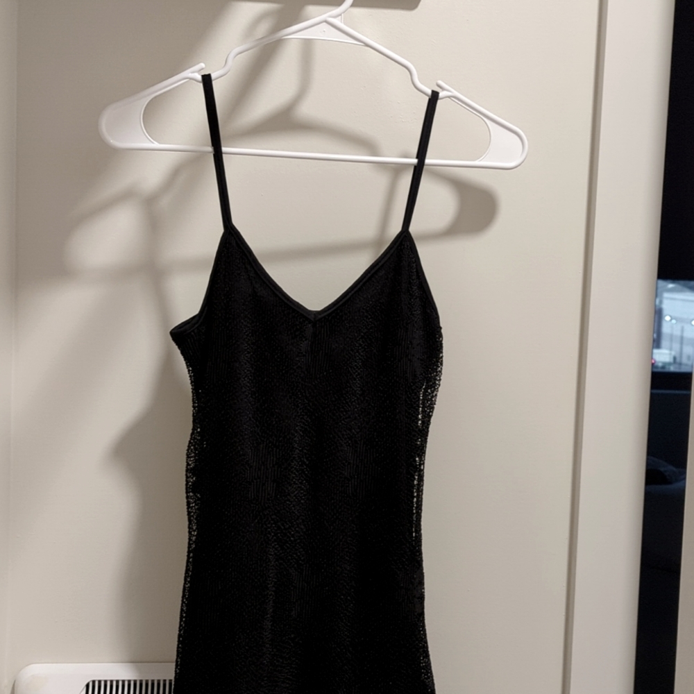 Ezen size Small black lace dress